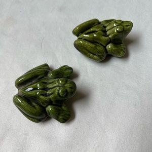 Vintage sewer naughty frogs with anatomically correct genitalia